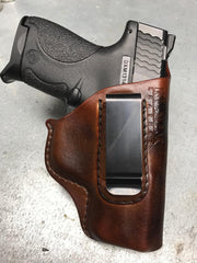 Kimber Micro 380 w/Laser Grip Leather IWB Holster