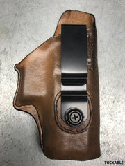 S&W M&P 380 Shield EZ Leather IWB Holster