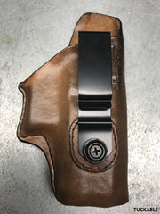 Springfield EMP 9MM 4" Leather IWB Holster