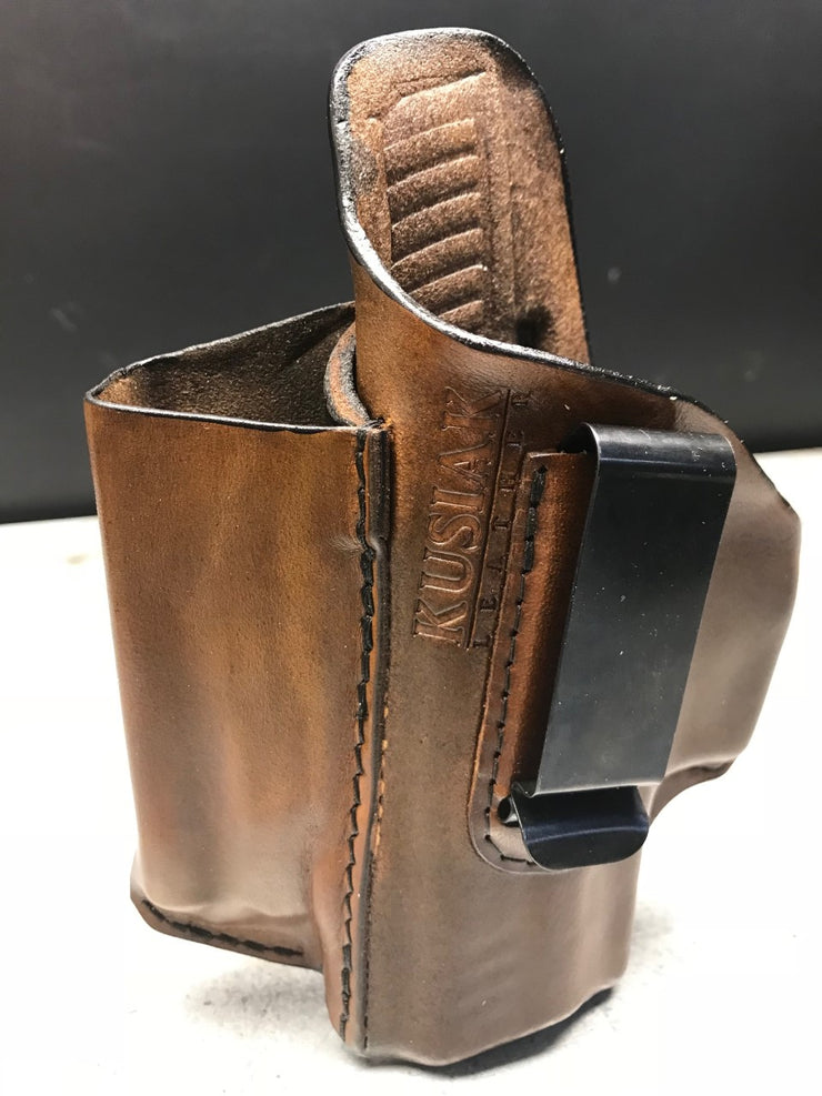 Springfield EMP 9MM 4" Leather IWB Holster