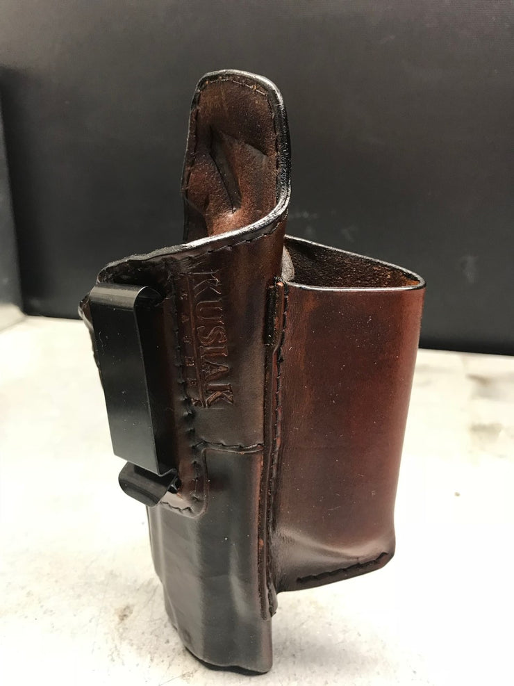 Springfield EMP 9MM 4" Leather IWB Holster